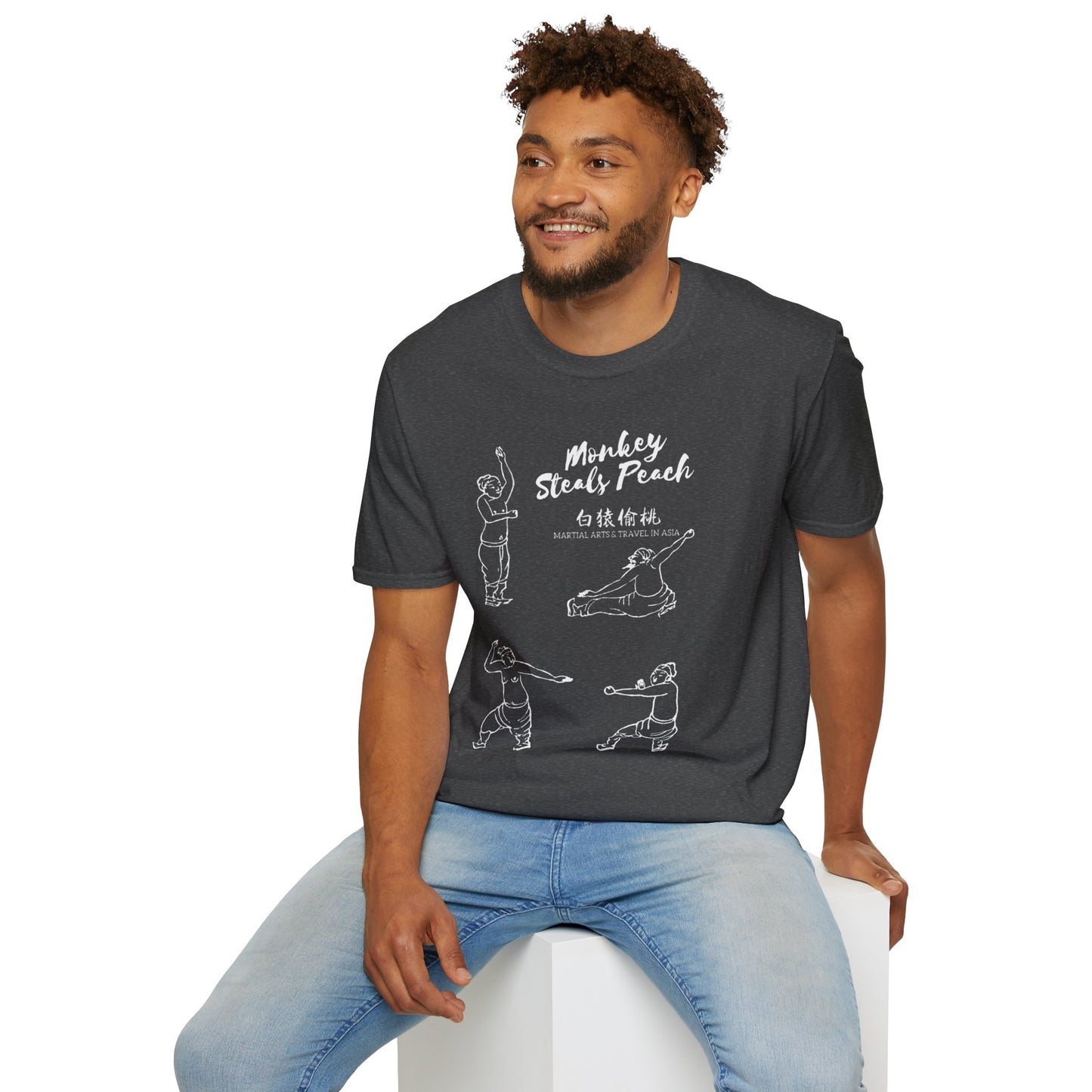 Qi Jiguang 32 Postures Monkey Steals Peach t-shirt