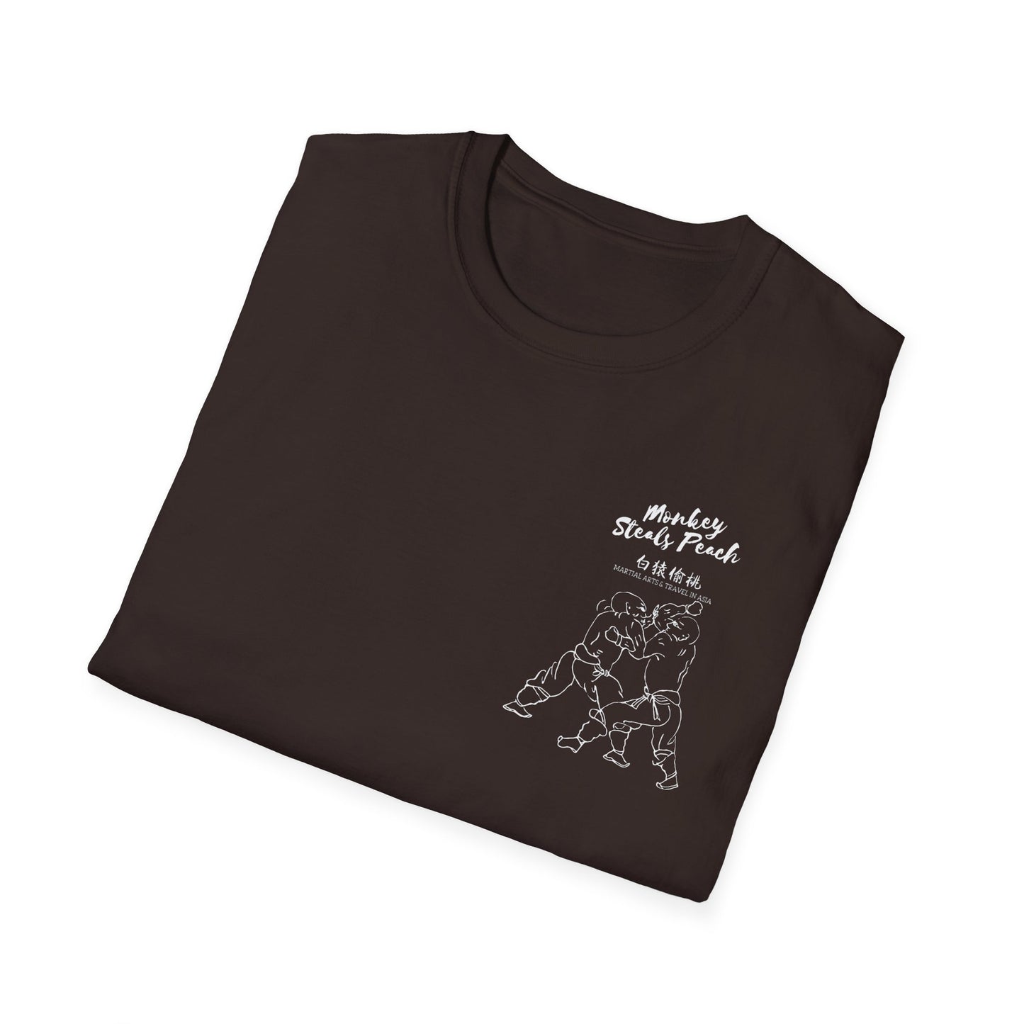 Luohan Short Strikes Monkey Steals Peach t-shirt