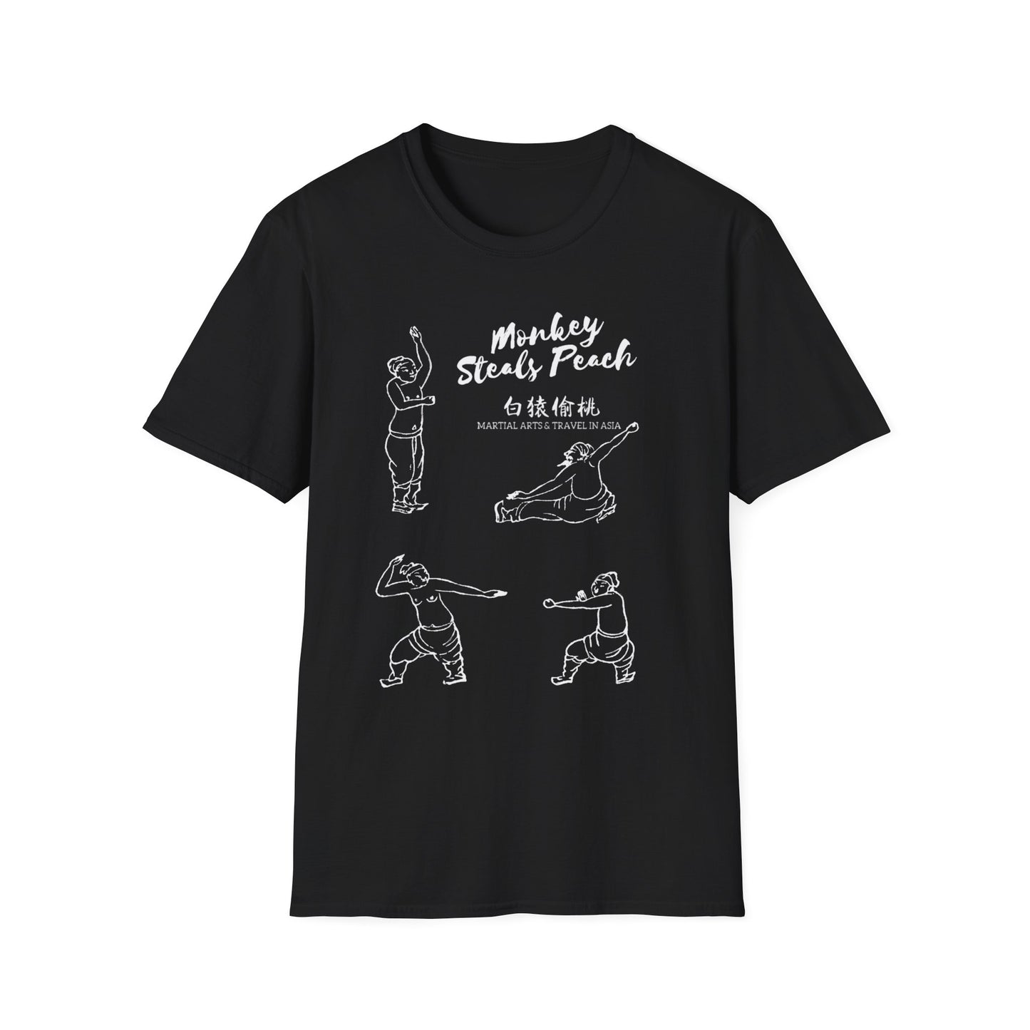 Qi Jiguang 32 Postures Monkey Steals Peach t-shirt