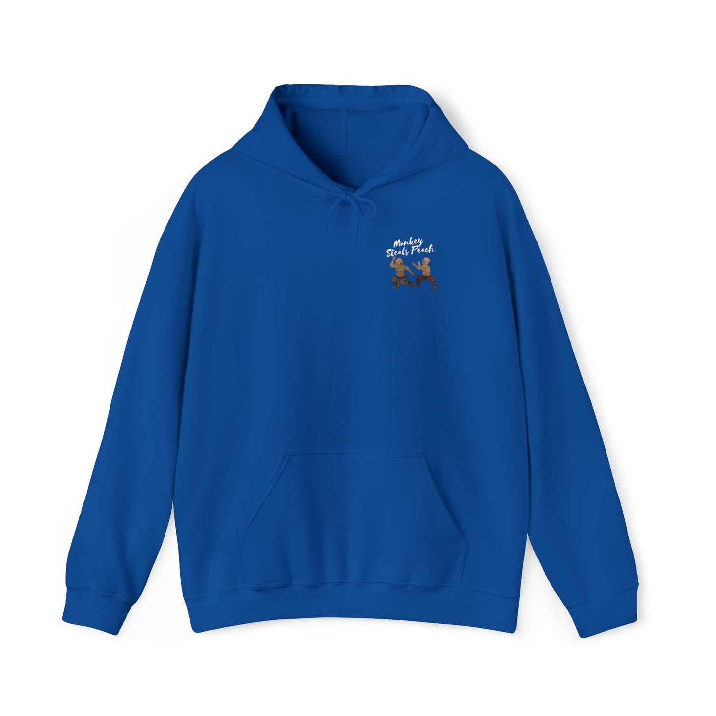 Monkey Steals Peach Bubishi Hoodie - Monkey Offers Peach