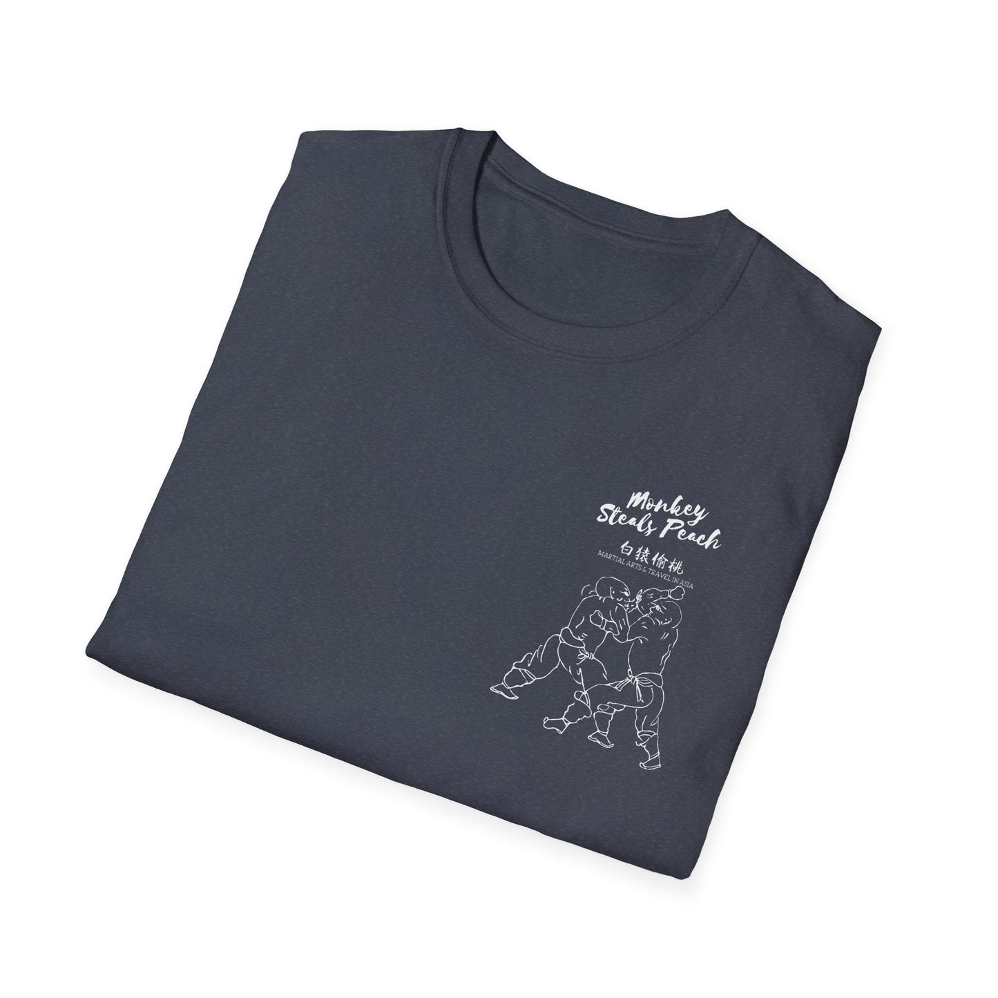 Luohan Short Strikes Monkey Steals Peach t-shirt