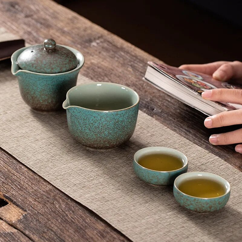 Portable travel Gongfu Tea Set
