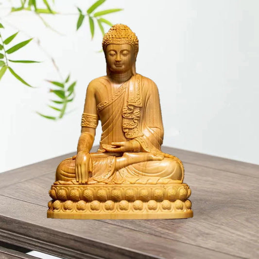 Wooden Buddha Statue