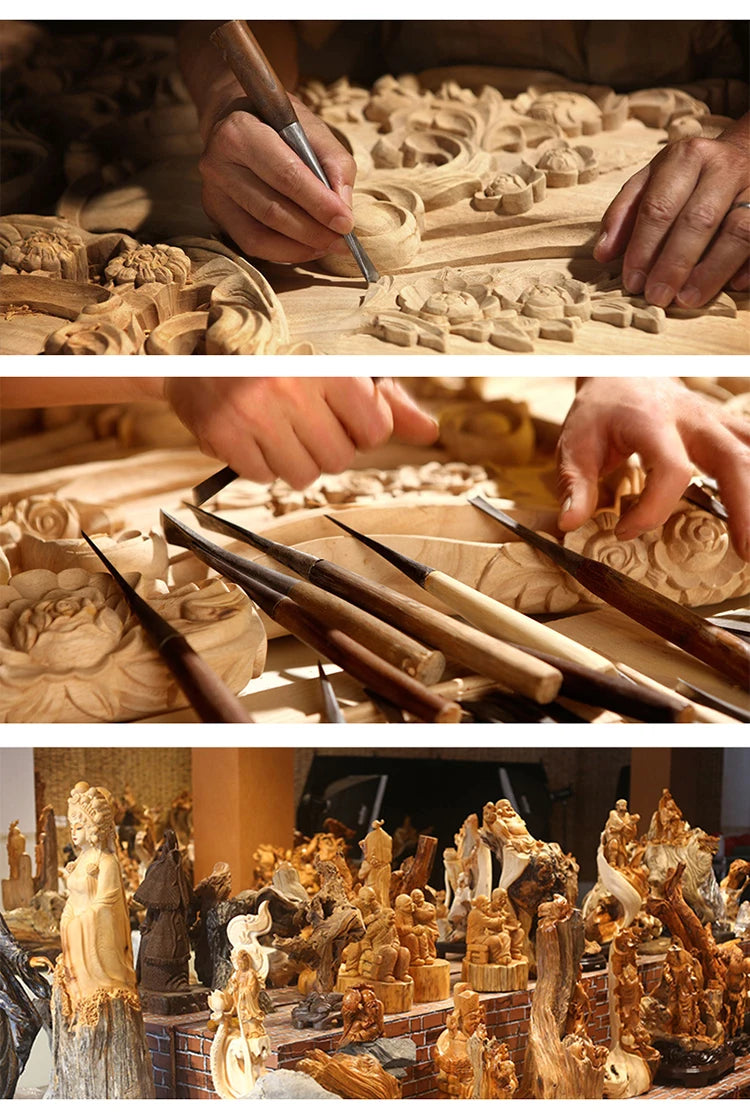 Wooden Buddha Statue