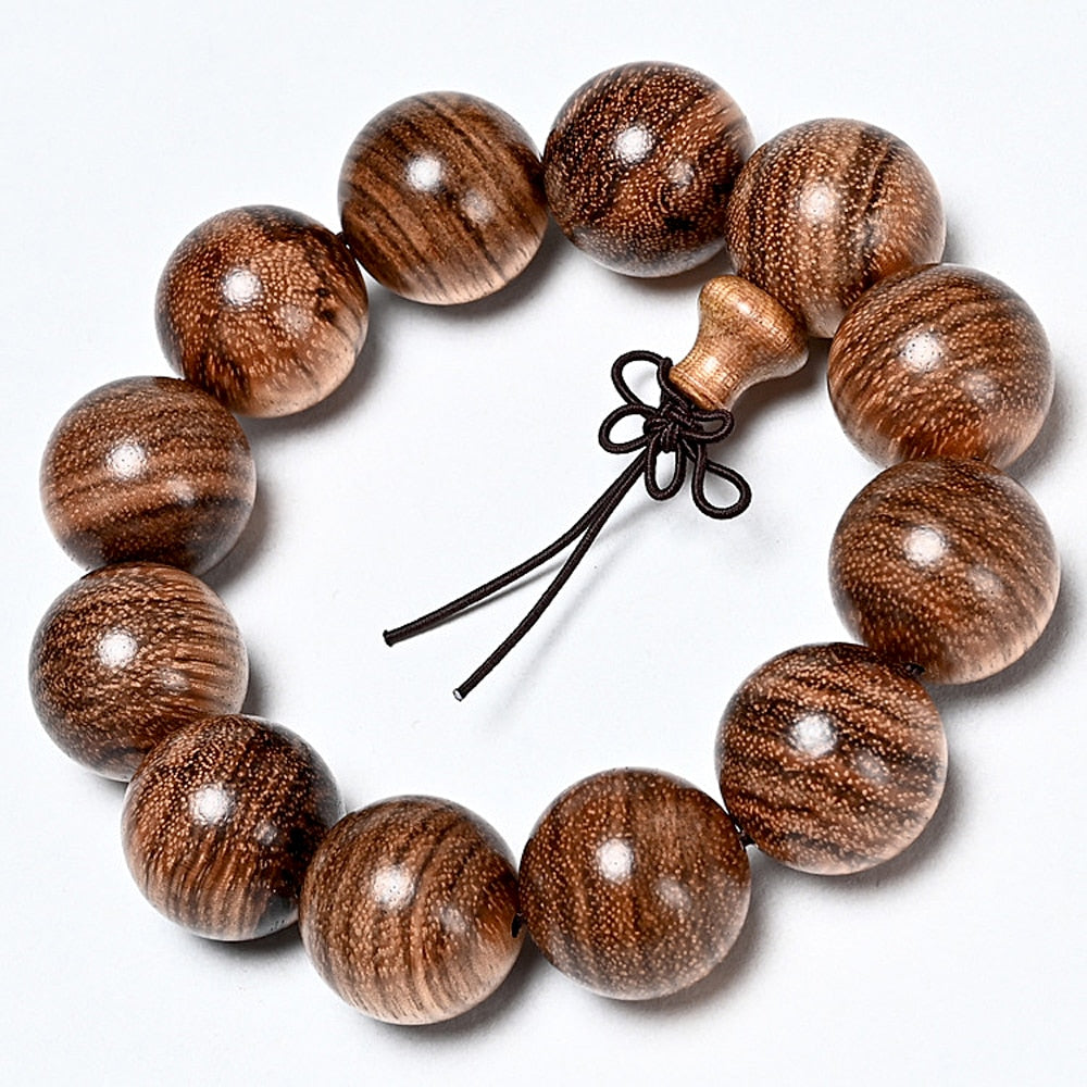 Agarwood Buddhist beads- Monkey Offers Peach
