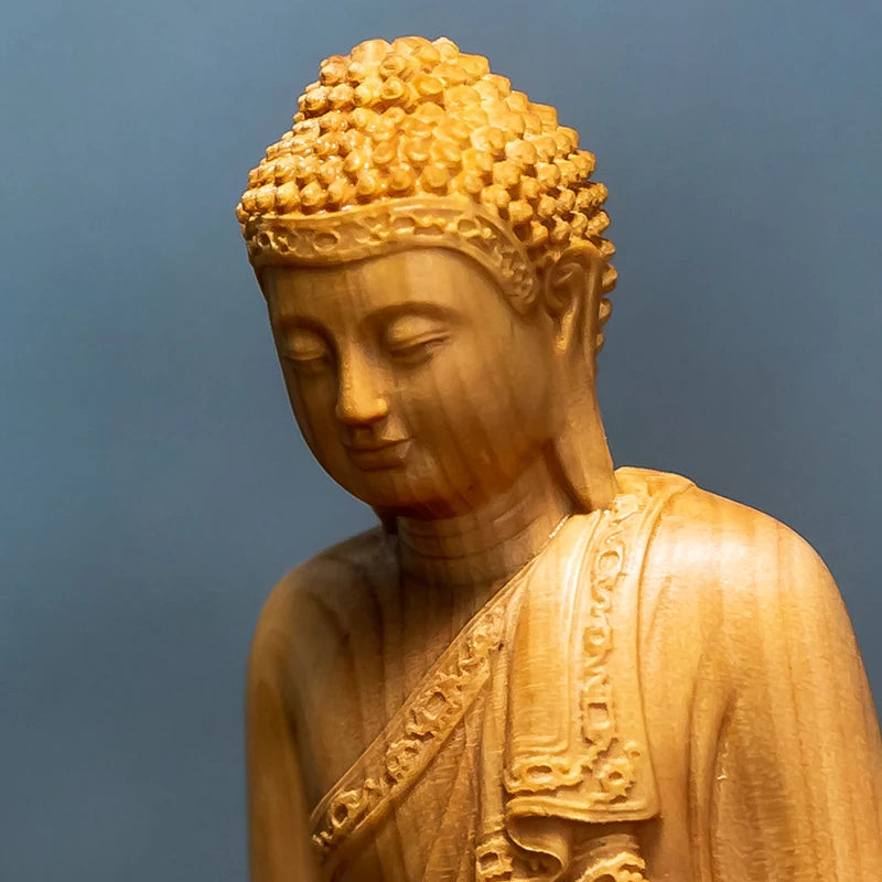Wooden Buddha Statue