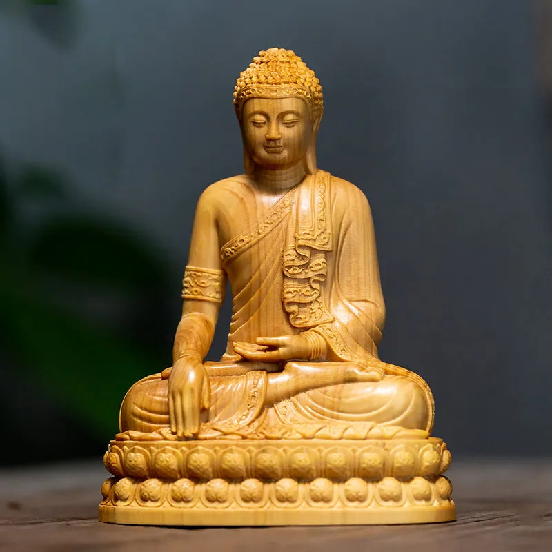 Wooden Buddha Statue