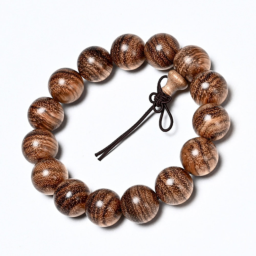 Agarwood Buddhist beads- Monkey Offers Peach