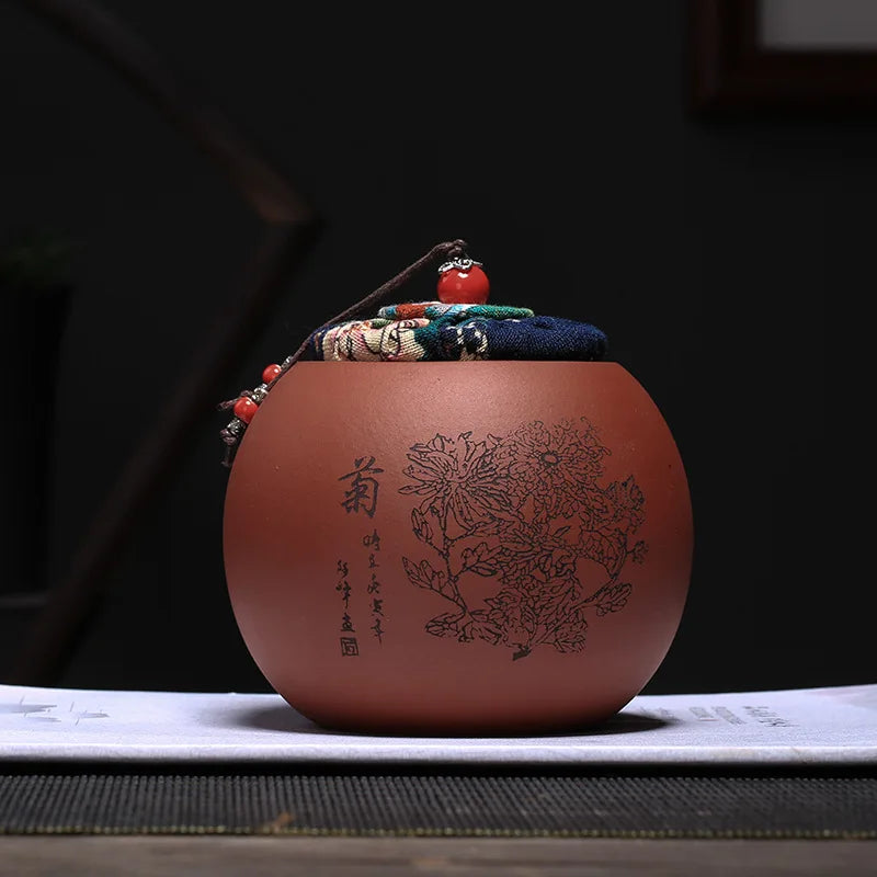 Chinese Tea Ageing Storage Jar