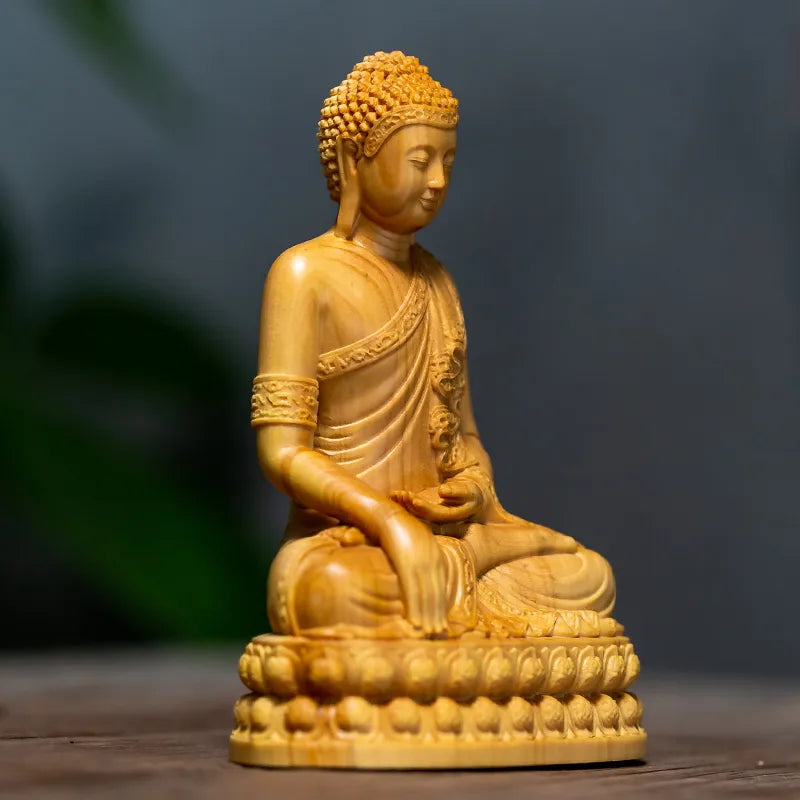 Wooden Buddha Statue