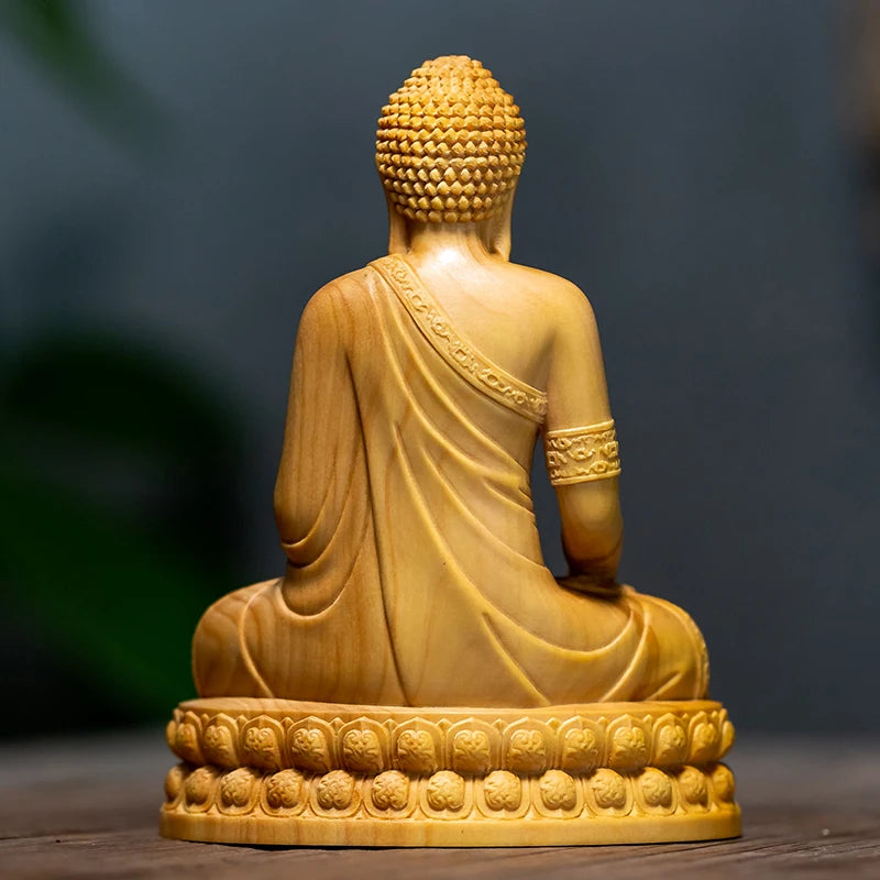 Wooden Buddha Statue