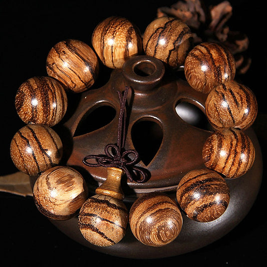 Agarwood Buddhist beads- Monkey Offers Peach