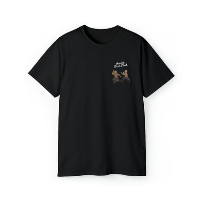 Monkey Steals Peach Bubishi T-shirt - Monkey Offers Peach