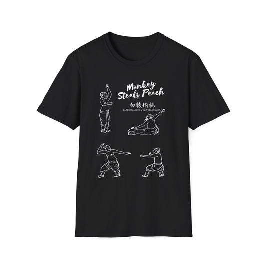 Qi Jiguang 32 Postures Monkey Steals Peach t-shirt