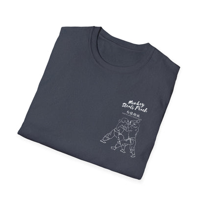 Luohan Short Strikes Monkey Steals Peach t-shirt