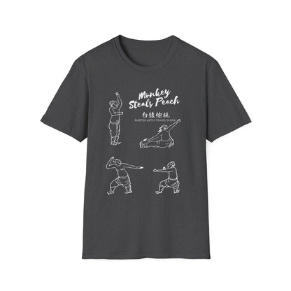 Qi Jiguang 32 Postures Monkey Steals Peach t-shirt