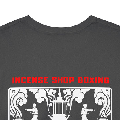 Incense Shop Boxing t-shirt - front & back design