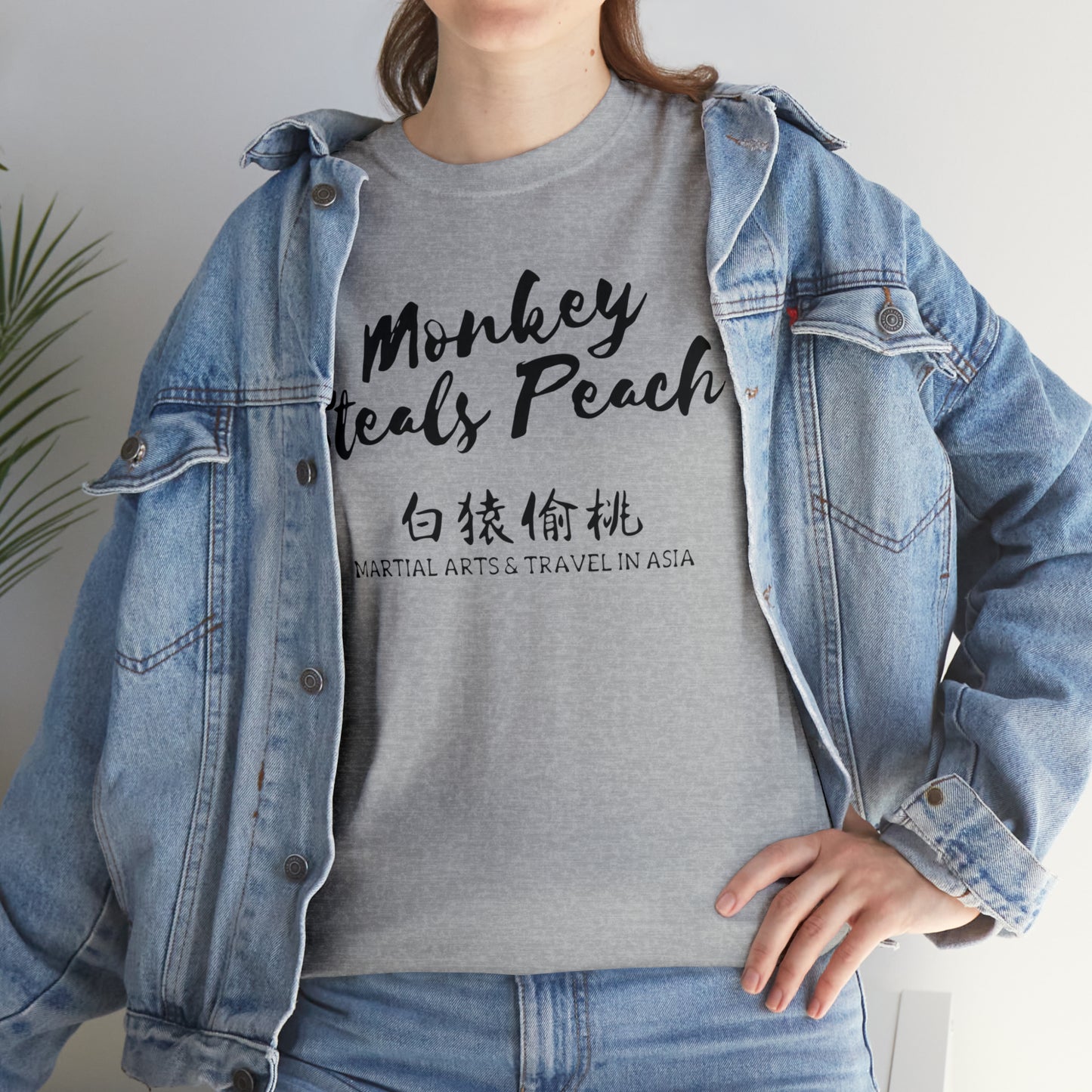 Classic Monkey Steals Peach T-shirt