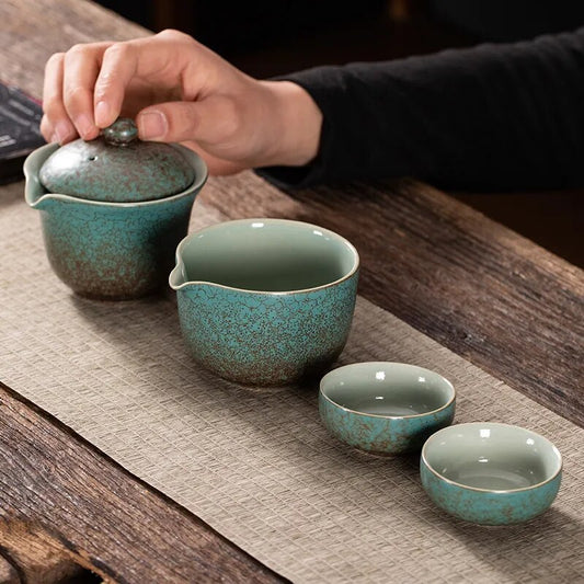 Portable travel Gongfu Tea Set