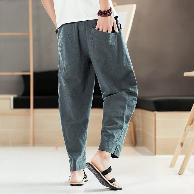 Loose ankle Kung Fu pants