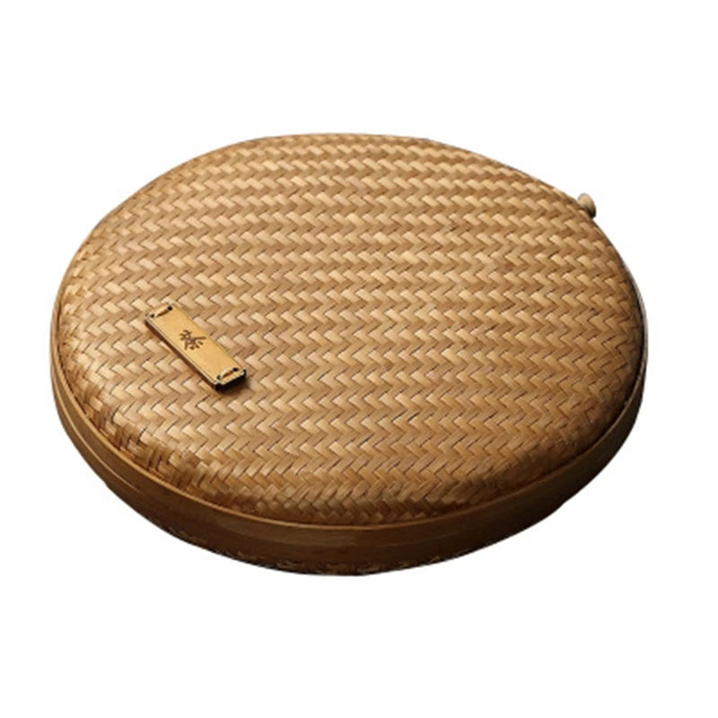 Handmade Bamboo Pu 'Er Tea Storage Basket