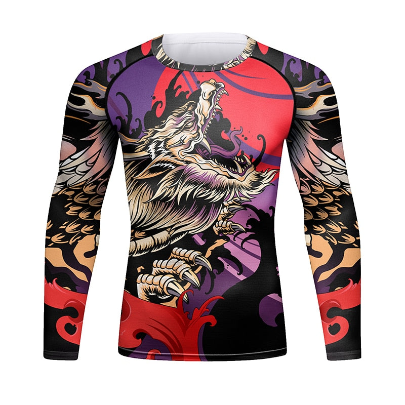 Cody Lundin Designer Rashguard - Monkey Offers Peach