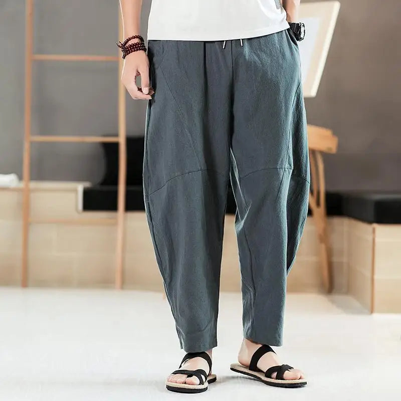 Loose ankle Kung Fu pants – Monkey Offer Peach