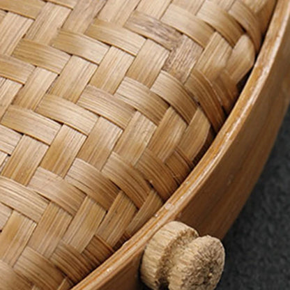 Handmade Bamboo Pu 'Er Tea Storage Basket