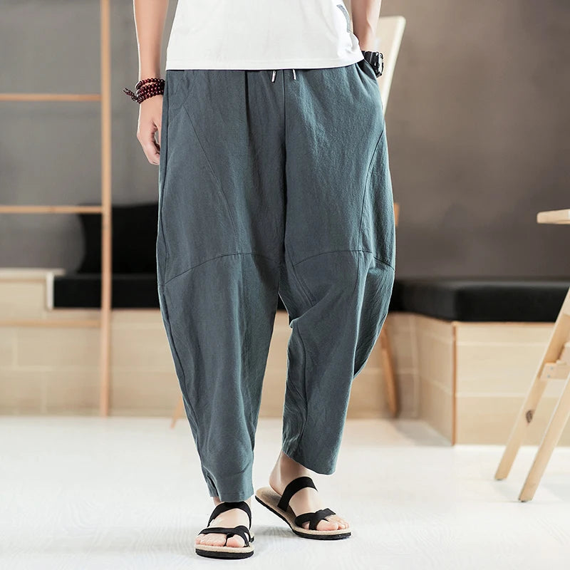 Loose ankle Kung Fu pants