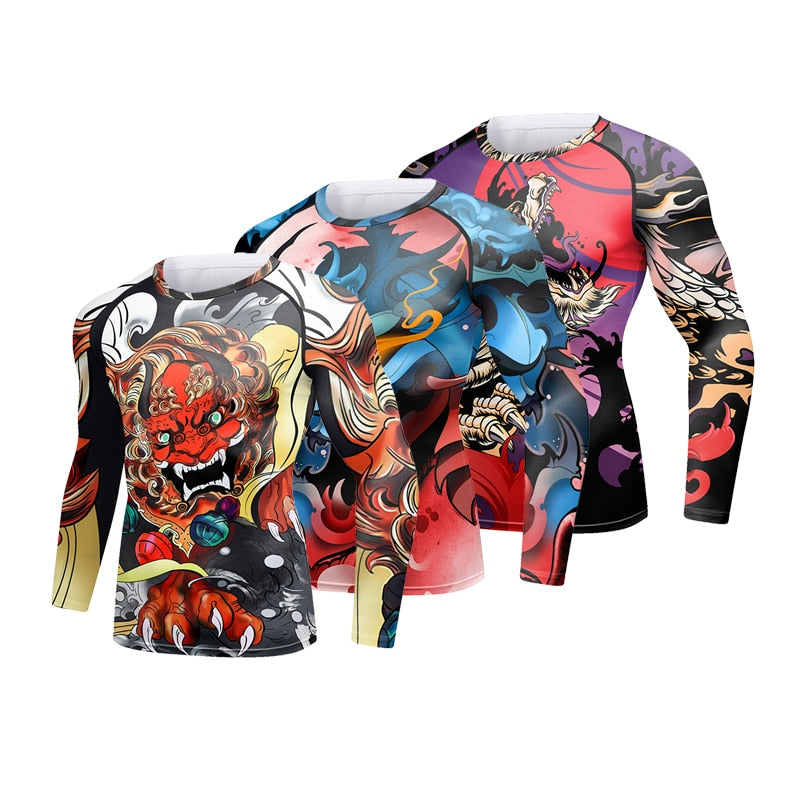 Cody Lundin Designer Rashguard - Monkey Offers Peach